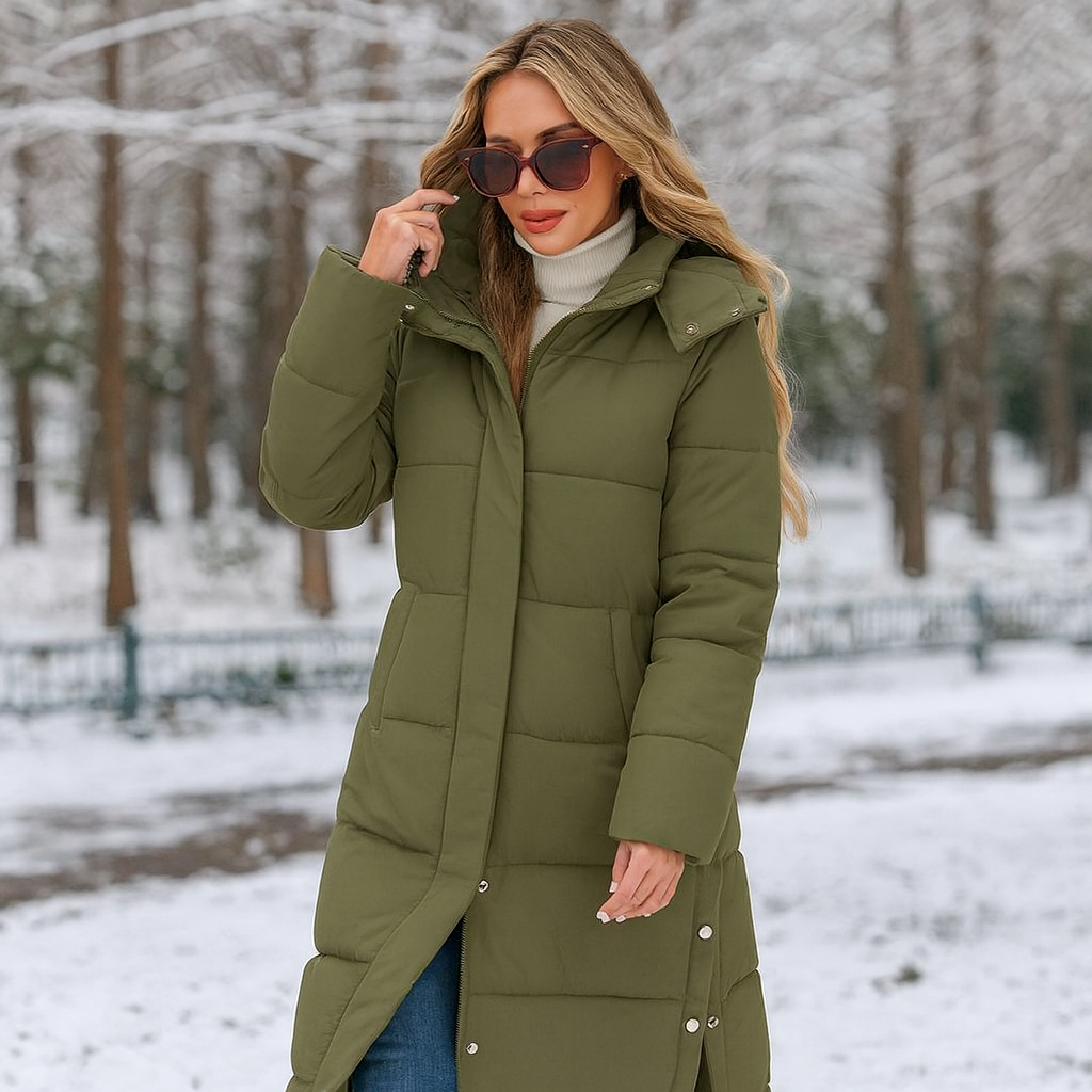 Puffer Trench Coat