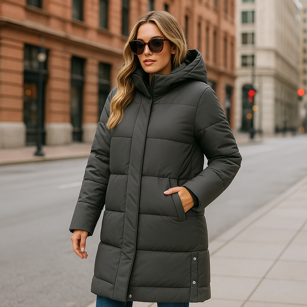 Puffer Trench Coat