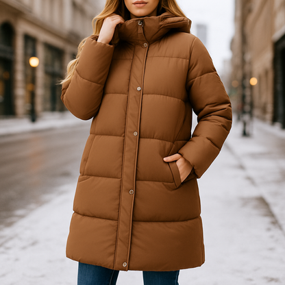 Puffer Trench Coat
