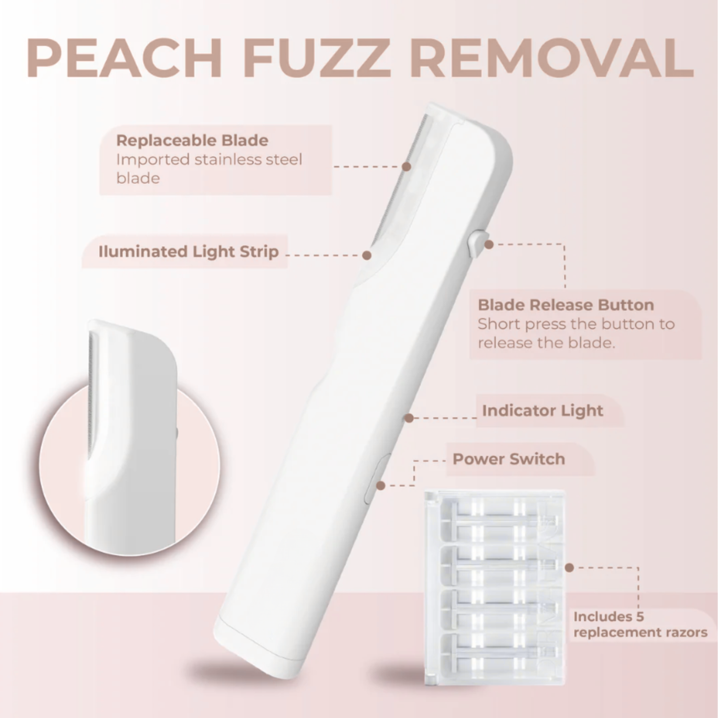 Dermaplaning Facial Tool