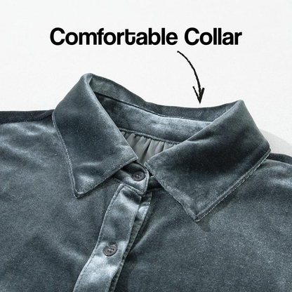 Velvet Babydoll Lounge Top